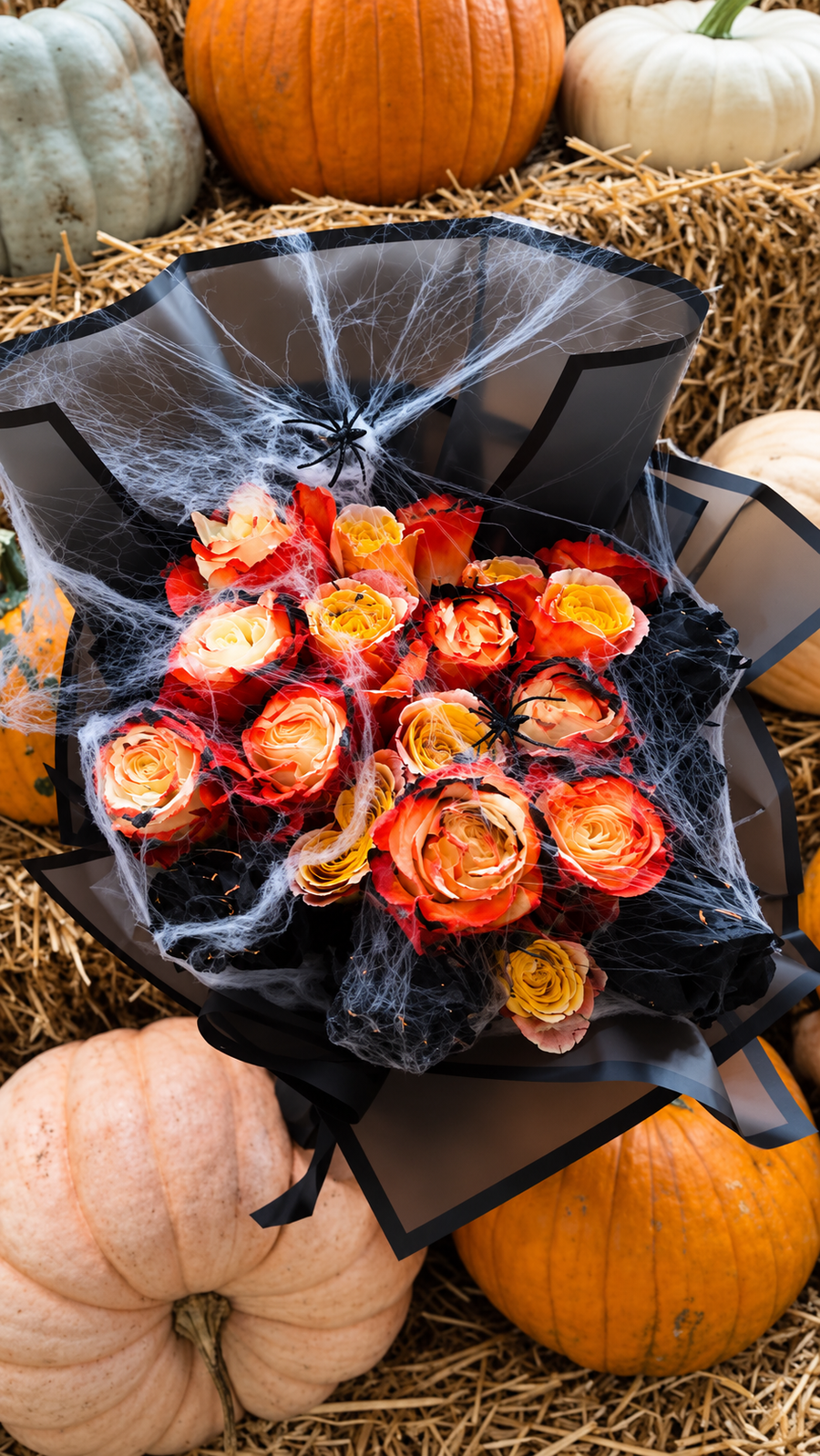 Spooky Season Rose Bouquet