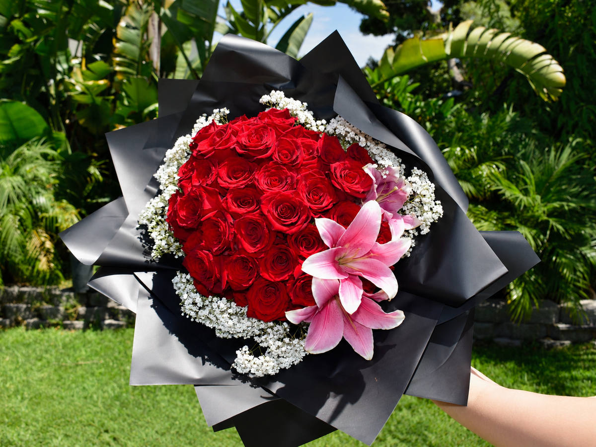 100 Reasons Rose Bouquet